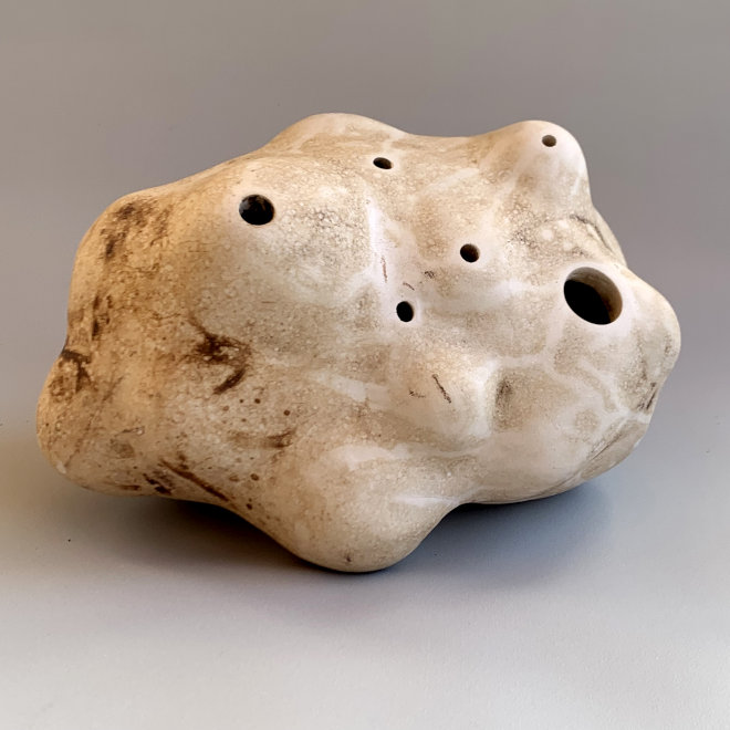 Rozanna Johnson's sculptural artwork, "Constellation Vessel #1".