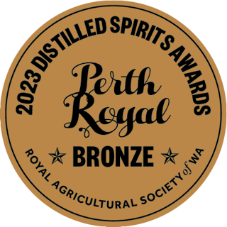 Perth Royal Show Distilled Spirits Awards 2023 bronze medal awarded to Black Cockatoo Distillery Desert Lime Gin