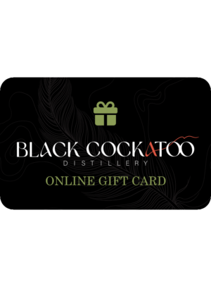 Black Cockatoo Distillery online gift card design