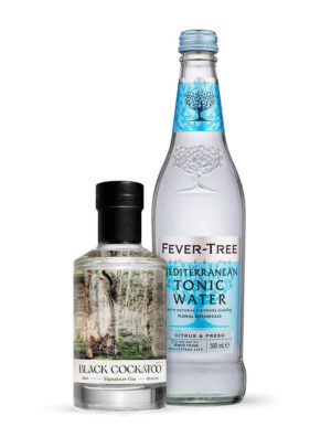 Signature Classic Cocktail Pack with multiple award-winning Black Cockatoo Signature Gin and Fever-Tree Mediterranean tonic water.