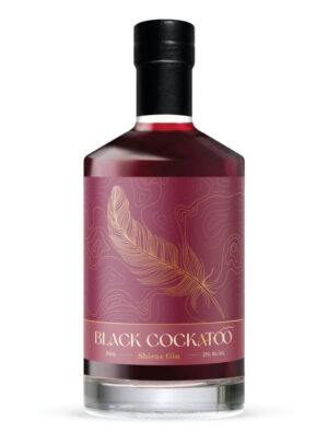 Black Cockatoo Distillery Limited Edition Shiraz Gin bottle.