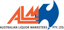 Australian Liquor Marketers (ALM) logo.